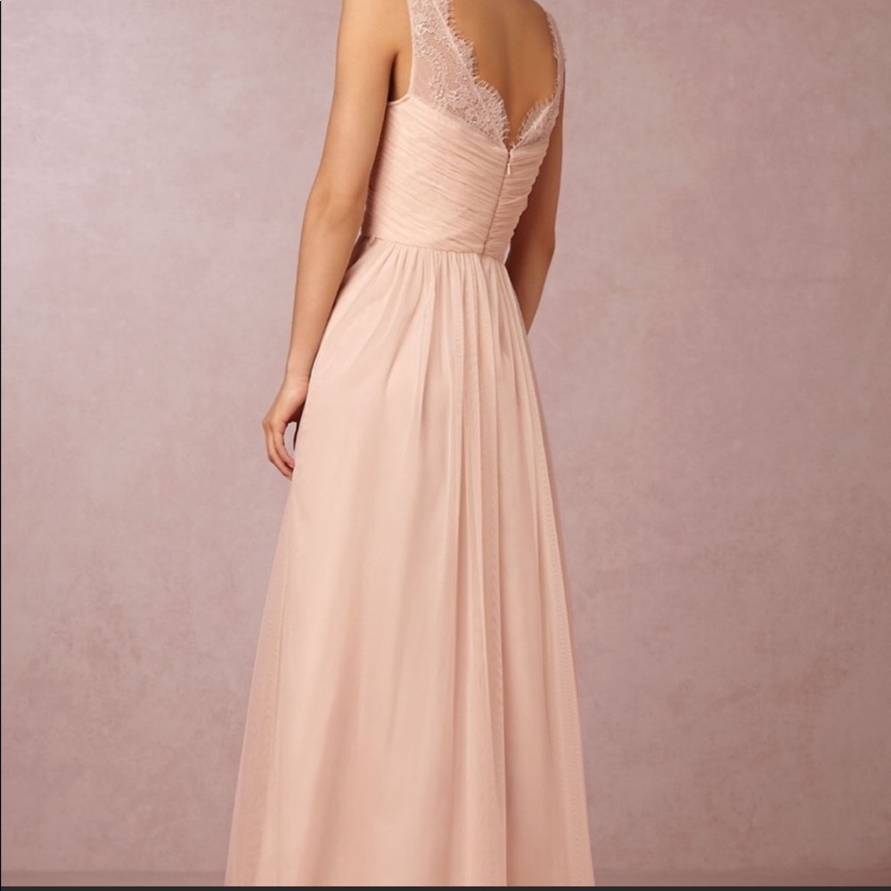 NWT BHLDN Nouvelle Fleur Blush Bridesmaid Dress - Picture 5 of 11